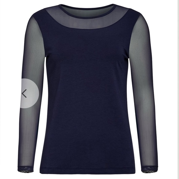 Anatomie Tops - Anatomie Kim Meshed sleeved shirt